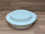 Vtg Pyrex Pie Keeper Carrier #P-309 Hinged Plastic Clam Shell Holds 9" Plate. Fixed Price $19.95.
