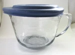 Anchor Hocking Glass Measuring Bowl - 8 CUPS/2 Qts 2000ML/2 Litre With Lid Usa. Fixed Price $30.00.