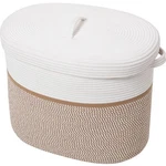 22"X14"X18" Rectangular Extra Large Storage Basket With Lid, Cotton Rop.... Fixed Price $73.30.