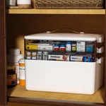 Joybos 3-TIER Portable First Aid Medical Storage Box Cabinet, Empty. Fixed Price $69.52.