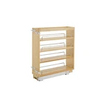 Rev-a-shelf Pull Out Organizer For Base Cabinet 6-1/2" X 22-7/16" Maple Wood. Fixed Price $311.99.