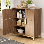Art Deco Sideboard Buffet Cabinet Kitchen Storage With Doors And Shelves. Fixed Price $199.99.