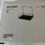 Ikea Hultarp Dish Drainer, Steel Black Removable Tray 604.487.66. Fixed Price $20.80.