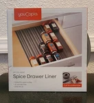 Youcopia Spiceliner Rack Organizer - Universal Fit Gray 10' Roll. Fixed Price $23.15.