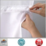 Hookless Snap-in Shower Curtain Liner White 70"X54" Water Repellent Easy Install. Fixed Price $27.99.