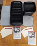 Lot Of 2 Tupperware Memory Mates Shutter Boxes For Photos W/labels Unused. Fixed Price $38.99.