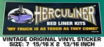 Herculiner Bed Kits - Vintage Original Vinyl Decal Sticker Trucks. Fixed Price $8.69.
