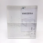Ikea Variera Inserts Shelf White Floral Pattern 12.5"X 11"X6.125 New 601.366.23. Fixed Price $25.99.