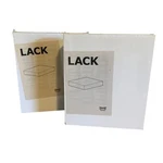 Ikea Lack Wall Floating Shelves White 16353 Set Of 2 New Shelf Home Bathroom. Fixed Price $19.99.