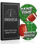 Swooflia Car Coasters For Men - Touch Down Ceramic Cupholder Cool.... Fixed Price $14.27.