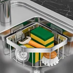 Cit Zcfyu Corner Sponge Holder Kitchen Sink Organizer, Adhesive Stainless Ste.... Fixed Price $21.22.
