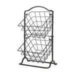 Gourmet Basics By Mikasa General Store 2-TIER Metal Countertop Fruit Storage .... Fixed Price $61.17.