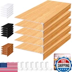 Hoolerry 5 Pcs Foamed Pvc Shelf Covers For Wire Racks Closet Pantry Bathroom Kit. Fixed Price $173.98.