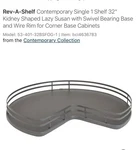 Rev-a-shelf 53-401-32BSFOG-1 Lazy Susan Corner Cabinet Storage. Fixed Price $127.72.