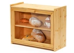 Royalhouse Premium Bamboo Double Layer Bread Box With Clear Window,. Fixed Price $35.35.