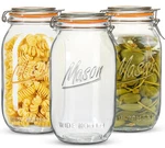 Anwoi Wide Mouth Mason Jars Half Gallon Glass. Fixed Price $42.64.