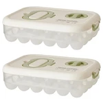 Zoeyingt Egg Organizers For Refrigerator 12.8 X 9 3.2 Inches, Transparent. Fixed Price $47.14.
