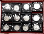 French Made Wwii Silver Round 12 Pc Set In Capsules & Case With Coas. Fixed Price $1249.00.