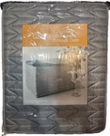 New Our Table Quilted Stemware Storage Case 12 Piece Gray Wine Glasses. Fixed Price $14.88.