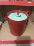 Tupperware Red Pitcher 1.5 Quart Push Button Lid #1575-8 Vintage. Fixed Price $18.00.