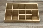 Mind Reader 11 Compartment Coffee Condiment Organizer Bamboo Restaurant Kitchen. Fixed Price $25.88.