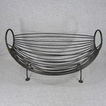 Large Mcm Wrought Iron Wire Fruit Basket With Handles - Or Cat Bed. Fixed Price $67.96.