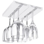 2 Pcs Glass Holder Under Shelf Or Cabinet Punch-free,wine Rack Ste.... Fixed Price $19.28.