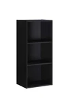 Hodedah Import Bookcase, Black 3-SHELF. Fixed Price $52.94.
