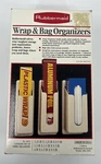 Vintage 1988 Rubbermaid Wrap And Bag Organizers Hanging Wall Cabinet #8135. Fixed Price $17.99.
