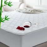 Premium 5-SIDED Waterproof Mattress Protector With Bamboo Viscose, Soft Cooli.... Fixed Price $56.37.