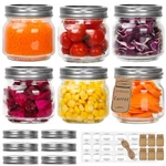 Eathtek Small Mason Jars 8OZ/240ML With Regular Lids, 6 Pack Glass 8OZ, Clear. Fixed Price $23.57.