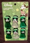 Best Brands Disney Mickey Mouse Set 6 St. Patrick's Day Green Magnetic Bag Clips. Fixed Price $19.95.