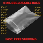 Clear Reclosable Seal Plastic Lock Bags Jewelry Zipper Baggie. Fixed Price $134.74.