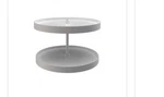 Rev Shelf 31IN X 24IN Polymer Full Circle Lazy Susan White. Fixed Price $56.69.