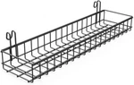 Anzome Wire Wall Basket, Grid With Hooks, Mounted Black, D-type. Fixed Price $30.62.