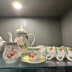 Villeroy And Boch French Garden Fleurence Espresso Cups With Saucers. Fixed Price $35.00.