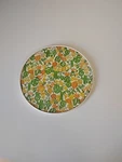 Floral Rubbermaid Lazy Susan Turntable Vintage 70S Cabinet Shelf Organizer. Fixed Price $19.99.