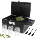 Lotmusic Large Storage Box With Removable Slide-out Tray,bamboo Decorative Bo.... Fixed Price $60.88.