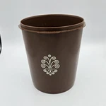 Tupperware 807-8 Mocha Brown Kitchen Canister Harvest No Lid Only. Fixed Price $8.99.
