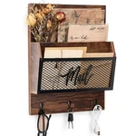 Yalikop Farmhouse Mail Organizer Wall Mounted Rustic Holder Hanging Key Sor. Fixed Price $70.34.
