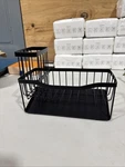 Kitchen Sink Sponge Rack Organize Dishcloth Holder Sturdy Wire Drain. Fixed Price $13.50.