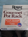 Rogar Hanging Gourmet Pot Rack. Fixed Price $59.95.