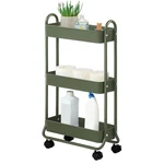 Sunnypoint Slim Rolling Storage Cart, 3 Tier Bathroom Organizer Bathr.... Fixed Price $59.01.