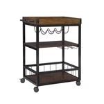 Linon Austin Kitchen Cart 30.5W X 18.13D 36.25H Black. Fixed Price $186.19.