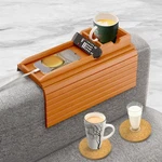 Couch Cup Holder Tray With 2 Cork Coasters, Caddy, Anti-slip Foldable A.... Fixed Price $47.04.