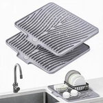 Dish Drying Mat, Stone For Kitchen Counter With Built-in Drain, No.... Fixed Price $56.37.