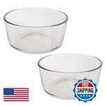Pyrex 7201 4-CUP Glass Bowl 2-PACK Made In Usa. Fixed Price $49.52.