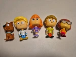 2021 Mcdonald Happy Meal Complete Set Scooby Doo Bobble Head Toys Fred Thelma. Fixed Price $13.99.