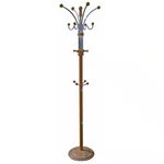 Ore International Coat Rack Well-balanced Base Natural Oak Finish 73 In. Height. Fixed Price $116.92.