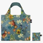 New Loqi Van Gogh Museum Blue Flower Pattern Recycled Tote Bag W/pouch. Fixed Price $13.03.